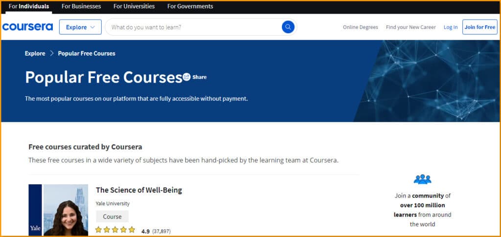 Coursera Courses for Free